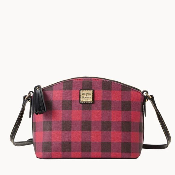 Dooney & Bourke Handbags - Dooney & Bourke Tucker Robin Red Plaid Crossbody/NWT
